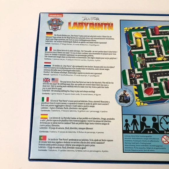 Ravensburger Paw Patrol Labyrinth Junior Board Game Missing  Instructions - Picture 3 of 16
